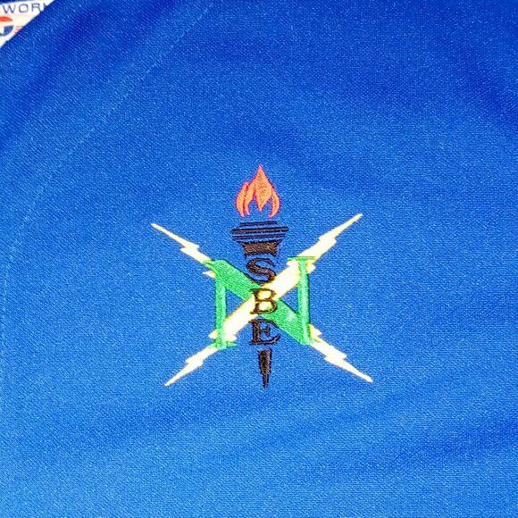 NSBE Jersey  XL (46-48)  National Society of Black Engineers   Blue  Button-down - Picture 3 of 15